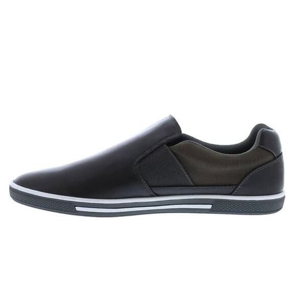 Zanzara Gray Men Lucky Slip-On Sneaker Size 11.5 Soft Leather Padded Insole New - Picture 7 of 16